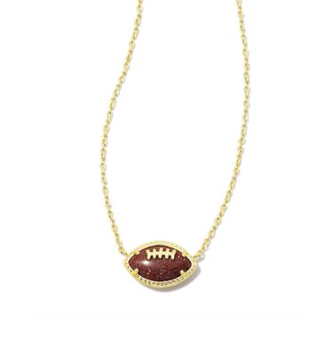 Football Gold Necklace